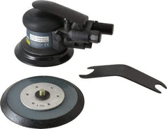 Ingersoll-Rand - 12,000 OPM, 15.8 CFM Air Consumption, Palm Air Orbital Sander - Round Pad, 1/4 NPT Inlet - Americas Industrial Supply