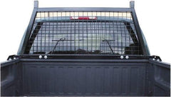 Erickson Manufacturing - Steel Headache Rack - 63-1/2 to 77-1/2" Long, Black, For Use with Any Truck - Americas Industrial Supply