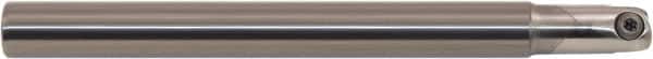 Millstar - 3/4" Cut Diam, 8" Max Depth of Cut, 18mm Shank Diam, 8" OAL, Indexable Ball Nose End Mill - Straight Shank, CBCY Toolholder, BD-N, BD-R, BDS, FB-R, TO, TOBD-NF, HF Insert - Americas Industrial Supply