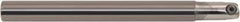 Millstar - 3/4" Cut Diam, 1-1/2" Max Depth of Cut, 3/4" Shank Diam, 8" OAL, Indexable Ball Nose End Mill - Straight Shank, CBCY Toolholder, BD-N, BD-R, BDS, FB-R, TO, TOBD-NF, HF Insert - Americas Industrial Supply