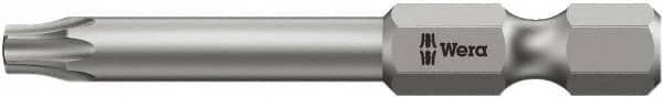 Wera - 20IP Torx Plus Bit - 1/4" Hex Drive, 50" OAL - Americas Industrial Supply
