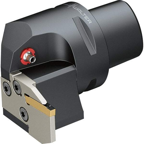 Walter - 0.827" Max Depth of Cut, Indexable Grooving Cutoff Toolholder - 24 Seat Size, Series NCLE-GX24-CAPTO - Americas Industrial Supply
