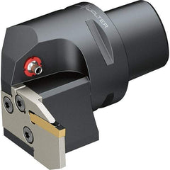 Walter - 0.827" Max Depth of Cut, Indexable Grooving Cutoff Toolholder - 24 Seat Size, Series NCLE-GX24-CAPTO - Americas Industrial Supply