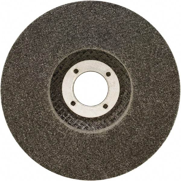 Brite Star - 4-1/2" Diam, 1-1/2" Face Width, 7/8" Center Hole, Medium Grade, Silicon Carbide Deburring Wheel - Unitized, Hard Grade, 11,000 RPM - Americas Industrial Supply