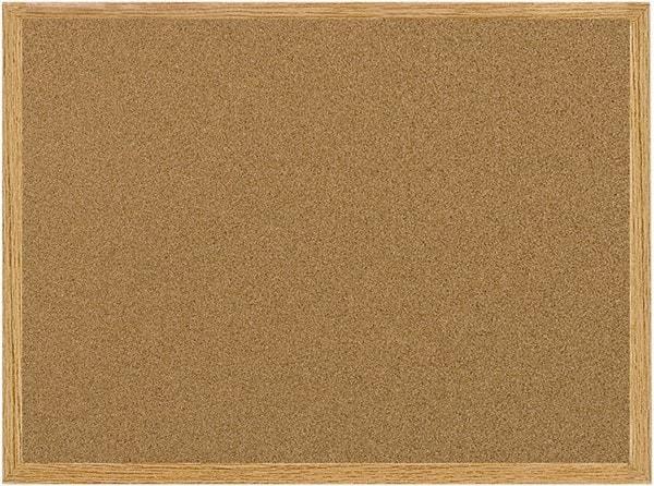 MasterVision - 24" Wide x 36" High Open Cork Bulletin Board - Natural (Color) - Americas Industrial Supply