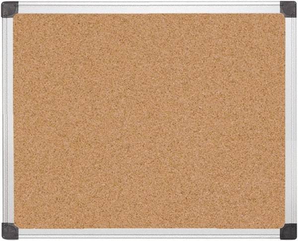 MasterVision - 24" Wide x 36" High Open Cork Bulletin Board - Natural (Color) - Americas Industrial Supply