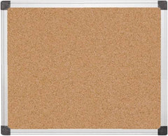 MasterVision - 24" Wide x 36" High Open Cork Bulletin Board - Natural (Color) - Americas Industrial Supply