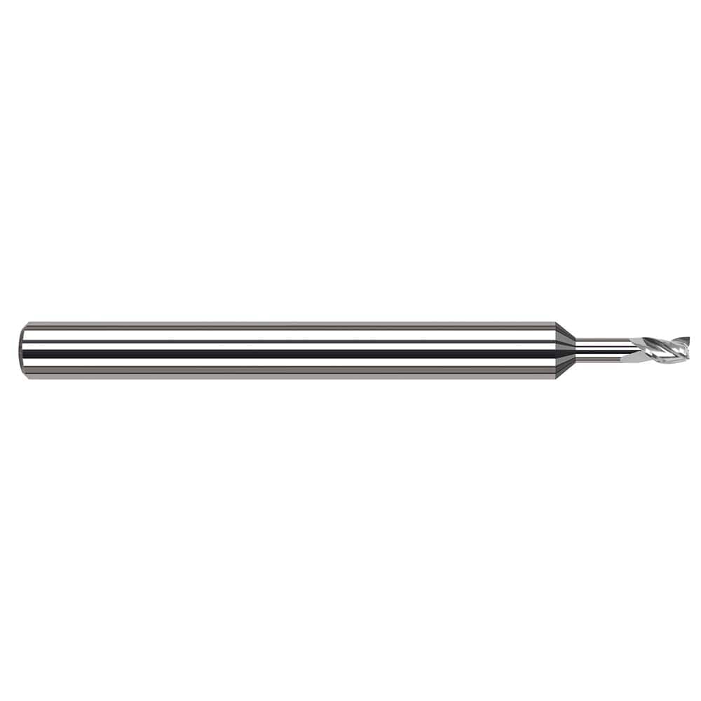 Harvey Tool - Square End Mills; Mill Diameter (Inch): 3/32 ; Mill Diameter (Decimal Inch): 0.0930 ; Length of Cut (Decimal Inch): 0.1390 ; Material: Solid Carbide ; Finish/Coating: Uncoated ; Shank Diameter (Inch): 1/8 - Exact Industrial Supply