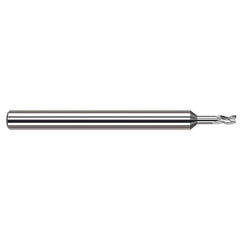 Harvey Tool - Square End Mills; Mill Diameter (Inch): 3/32 ; Mill Diameter (Decimal Inch): 0.0930 ; Length of Cut (Decimal Inch): 0.1390 ; Material: Solid Carbide ; Finish/Coating: Uncoated ; Shank Diameter (Inch): 1/8 - Exact Industrial Supply