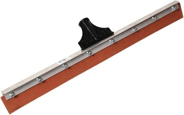 SEYMOUR-MIDWEST - 23-7/8" Rubber Blade Floor Squeegee - Threaded End, Single Edge, Aluminum Holder - Americas Industrial Supply