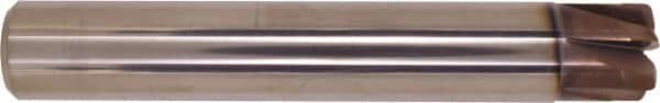 Millstar - 12mm, 6 Flute, Single End, Solid Carbide, 1.32mm Corner Radius End Mill - 100mm OAL, Right Hand Flute, 4.5mm LOC, Right Hand Cut - Americas Industrial Supply