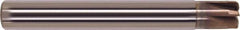 Millstar - 10mm, 6 Flute, Single End, Solid Carbide, 1.1mm Corner Radius End Mill - 76mm OAL, Right Hand Flute, 4.5mm LOC, Right Hand Cut - Americas Industrial Supply