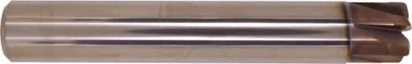 Millstar - 5/8", 6 Flute, Single End, Solid Carbide, 0.07" Corner Radius End Mill - 4" OAL, Right Hand Flute, 0.218" LOC, Right Hand Cut - Americas Industrial Supply
