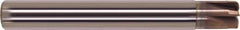 Millstar - 3/8", 6 Flute, Single End, Solid Carbide, 0.04" Corner Radius End Mill - 3" OAL, Right Hand Flute, 3/16" LOC, Right Hand Cut - Americas Industrial Supply
