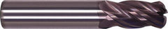 Millstar - 16mm, 4 Flute, Single End, Solid Carbide, 1.9mm Corner Radius End Mill - 89mm OAL, Right Hand Flute, 37mm LOC, Right Hand Cut - Americas Industrial Supply