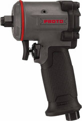 Proto - 1/2" Drive, 10,000 RPM, 635 Ft/Lb Torque Impact Wrench - Pistol Grip Handle, 1,650 IPM, 4.5 CFM, 90 psi, 1/4" NPT Inlet - Americas Industrial Supply