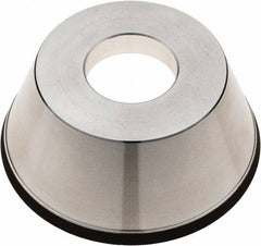 Tru-Maxx - 95mm Diam, 1-1/4" Hole Size, 1" Overall Thickness, 100 Grit, Type 11V9, Tool & Cutter Grinding Wheel - Fine Grade, CBN - Americas Industrial Supply