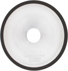 Tru-Maxx - 6" 120 Grit Diamond Cutoff Wheel - 0.035" Thick, 1-1/4" Arbor, Use with Angle Grinders - Americas Industrial Supply