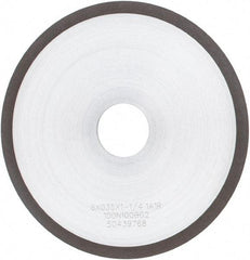 Tru-Maxx - 6" 100 Grit Diamond Cutoff Wheel - 0.035" Thick, 1-1/4" Arbor, Use with Angle Grinders - Americas Industrial Supply