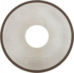 Tru-Maxx - 4" 150 Grit Diamond Cutoff Wheel - 0.045" Thick, 1-1/4" Arbor, Use with Angle Grinders - Americas Industrial Supply