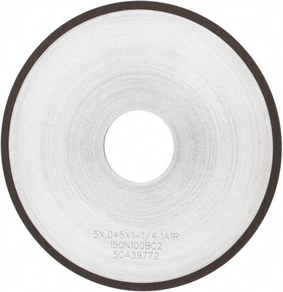 Tru-Maxx - 5" 150 Grit Diamond Cutoff Wheel - 0.045" Thick, 1-1/4" Arbor, Use with Angle Grinders - Americas Industrial Supply