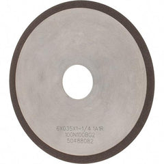Tru-Maxx - 6" 100 Grit Diamond Cutoff Wheel - 0.035" Thick, 1-1/4" Arbor, Use with Angle Grinders - Americas Industrial Supply
