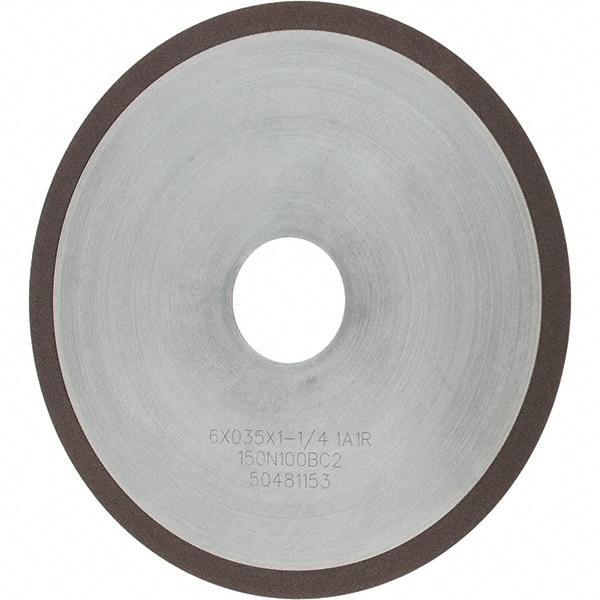 Tru-Maxx - 6" 150 Grit Diamond Cutoff Wheel - 0.035" Thick, 1-1/4" Arbor, Use with Angle Grinders - Americas Industrial Supply