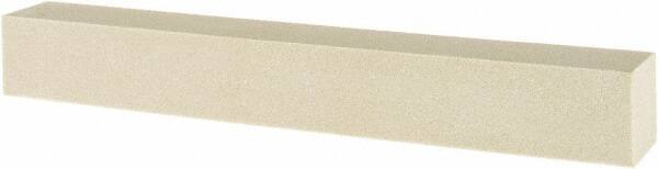 Tru-Maxx - 120 Grit Aluminum Oxide Square Polishing Stone - Fine Grade, 1" Wide x 8" Long x 1" Thick - Americas Industrial Supply