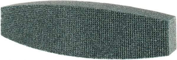 Tru-Maxx - 46 Grit Silicon Carbide Boat (Shape) Polishing Stone - Coarse Grade, 2-1/2" Wide x 9" Long x 1-1/2" Thick - Americas Industrial Supply