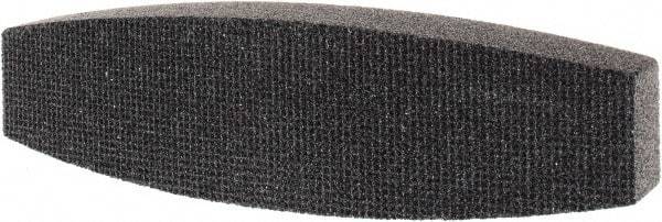 Tru-Maxx - 46 Grit Silicon Carbide Boat (Shape) Polishing Stone - Coarse Grade, 2-1/2" Wide x 9" Long x 1-1/2" Thick - Americas Industrial Supply