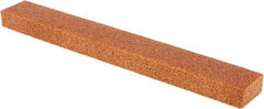 Tru-Maxx - 80 Grit Aluminum Oxide Rectangular Roughing Stone - Medium Grade, 1" Wide x 8" Long x 1/2" Thick - Americas Industrial Supply