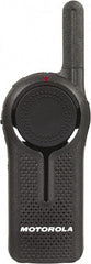 Motorola - 300,000 Sq Ft Range, 6 Channel, 1 Watt, Series DLR, Professional Two Way Radio - ISM Band, 900 Hz, Lithium-Ion Battery, 14 hr Life, Plastic, 4.2" High x 1.7" Wide x 0.9" Deep, Cloning, Low Battery Alerts, Mil Spec 810/IP54 - Americas Industrial Supply