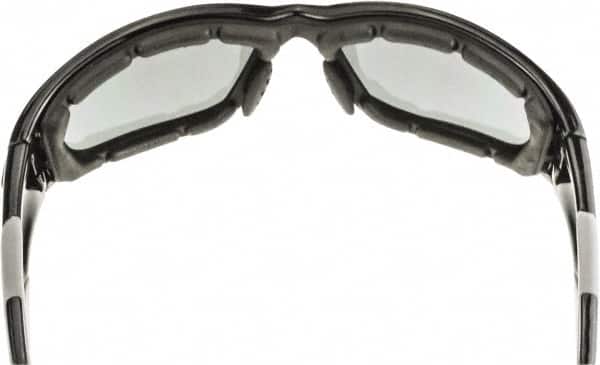 CrossFire - Indoor/Outdoor Lenses, Framed Safety Glasses - Anti-Fog, Gray Frame, Size Universal, Wrap Around - Americas Industrial Supply