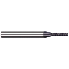 Harvey Tool - Corner Radius & Corner Chamfer End Mills; Mill Diameter (mm): 0.80 ; Mill Diameter (Inch): 1/32 ; Mill Diameter (Decimal Inch): 0.0310 ; End Type: Corner Radius ; Corner Radius (Decimal Inch): 0.0050 ; Number of Flutes: 6 - Exact Industrial Supply