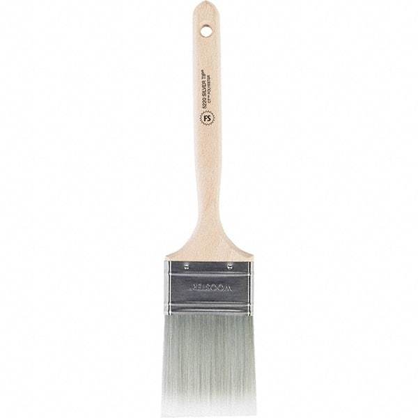 Wooster Brush - 2-1/2" Flat Polyester Sash Brush - 2-15/16" Bristle Length, 7-1/2" Wood Handle - Americas Industrial Supply