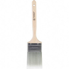 Wooster Brush - 2-1/2" Flat Polyester Sash Brush - 2-15/16" Bristle Length, 7-1/2" Wood Handle - Americas Industrial Supply