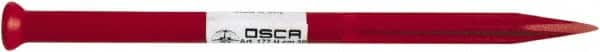 Osca - 12" OAL x 13/32" Blade Width Brick Chisel - Chrome Vanadium Steel Handle - Americas Industrial Supply