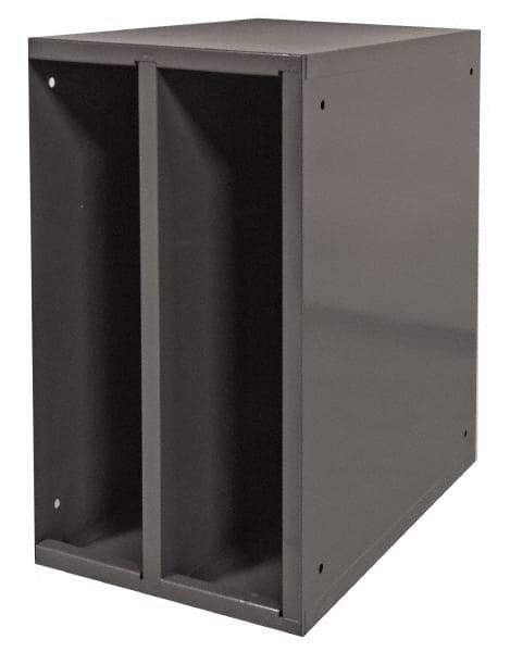 Durham - 1 Shelf, Gray Hydraulic Hose Cabinet - 25" Wide x 25" High x 15" Deep, Steel - Americas Industrial Supply