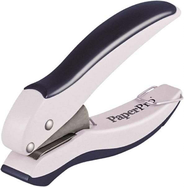 PaperPro - Paper Punches Type: 10 Sheet Manual One Hole Punch Color: Gray - Americas Industrial Supply