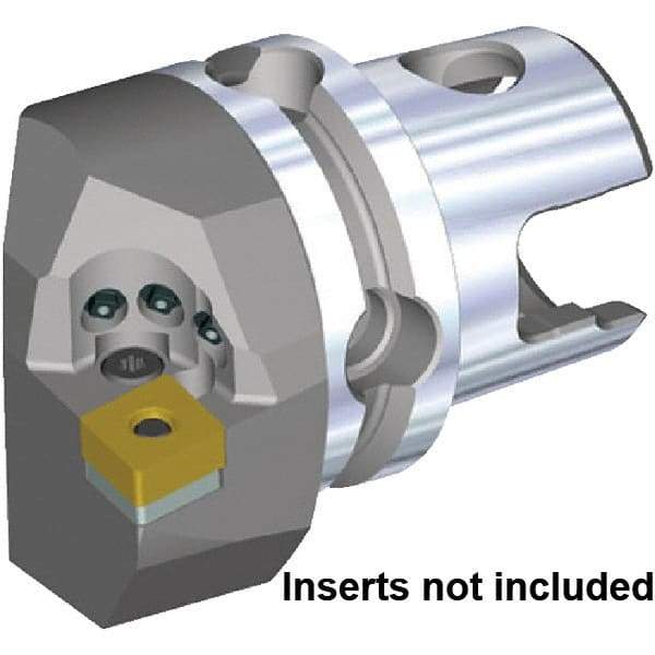 Kennametal - Left Hand Cut, Size KM40TS, CN.. 120408 & CN.. 432 Insert Compatiblity, Internal Modular Turning & Profiling Cutting Unit Head - 27mm Ctr to Cutting Edge, 40mm Head Length, Through Coolant, Series KM40 - Americas Industrial Supply
