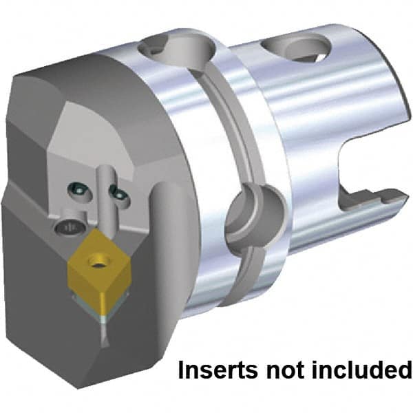 Kennametal - Left Hand Cut, Size KM63TS, DN.. 150608 & DN.. 442 Insert Compatiblity, Internal Modular Turning & Profiling Cutting Unit Head - 43mm Ctr to Cutting Edge, 60mm Head Length, Through Coolant, Series KM63 - Americas Industrial Supply