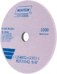 Norton - 250mm x 32mm Hole x 10mm Thick, G Hardness, 60 Grit Surface Grinding Wheel - Aluminum Oxide, Type 1 - Americas Industrial Supply