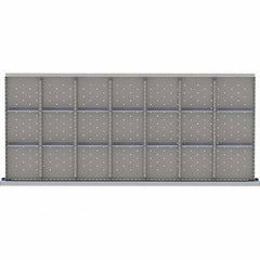 LISTA - 21-Compartment Drawer Divider Layout for 3.15" High Drawers - Americas Industrial Supply