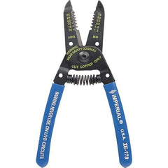 Imperial - 16 to 26 AWG Capacity Wire Stripper/Cutter - 6" OAL, Hardened Steel with Cushion Grip Handle - Americas Industrial Supply