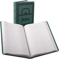 Boorum & Pease - 500 Sheet, 7-5/8 x 12-1/8", Record/Account Book - Blue - Americas Industrial Supply