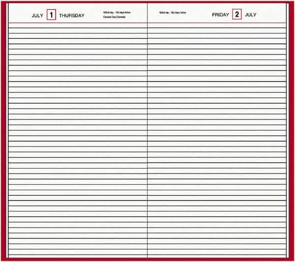 AT-A-GLANCE - 200 Sheet, 7-11/16 x 12-1/8", Composition Book - Red - Americas Industrial Supply