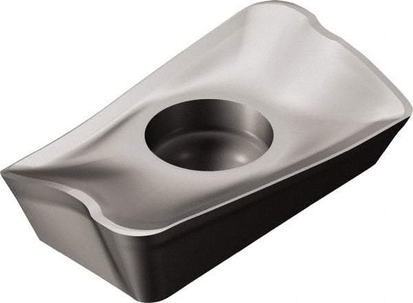 Sandvik Coromant - R390170408 ML Grade 1040 Carbide Milling Insert - TiAlN Finish, 3/16" Thick, 9.6mm Inscribed Circle, 0.8mm Corner Radius - Americas Industrial Supply