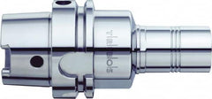 Schunk - HSK63A Taper Shank 14mm Hole End Mill Holder/Adapter - 22mm Nose Diam, 90mm Projection, Through Coolant - Exact Industrial Supply
