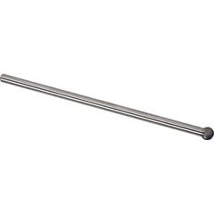 Made in USA - 6mm Cut Diam, 0.2362" Shank Diam, Ball Head Single Cut Burr - Carbide, 5mm LOC, 155mm OAL - Americas Industrial Supply