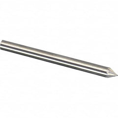 Made in USA - 6mm Cut Diam, 0.2362" Shank Diam, Cone Head Chipbreaker Cut Burr - Carbide, 4mm LOC, 50mm OAL - Americas Industrial Supply